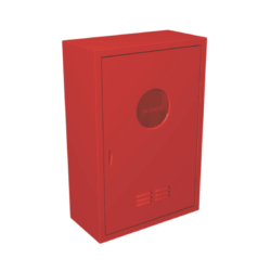 Caixa p/ 2 mangueiras de incêndio - Sobrepor